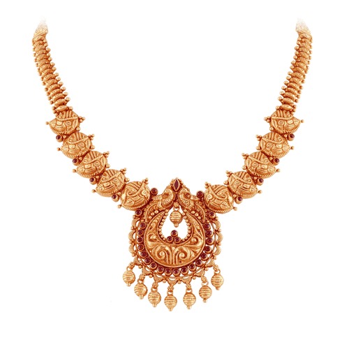 Kirtilals Lighted Shine Gold Necklace